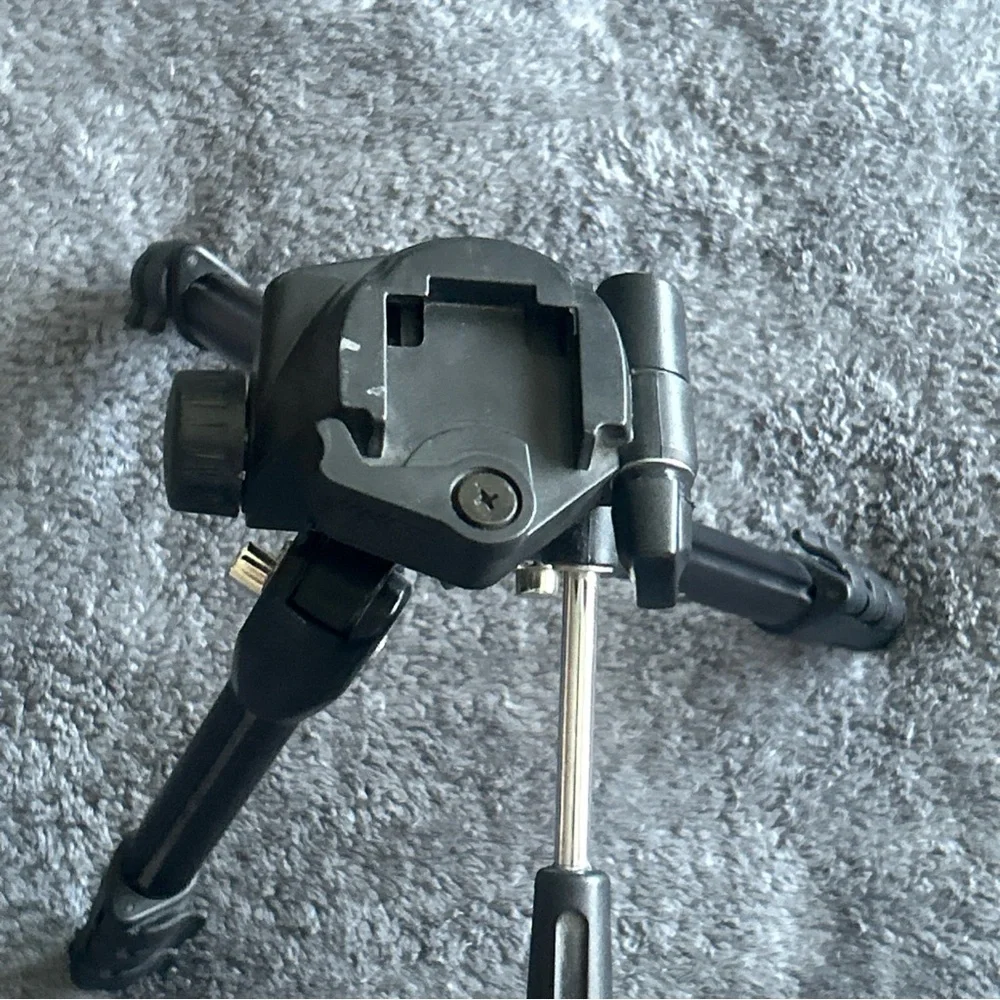 Black Camera Tripod